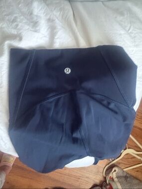 Lululemon | Train Times Leggings 7/8 Full On Luxtreme Mesh Navy Blue